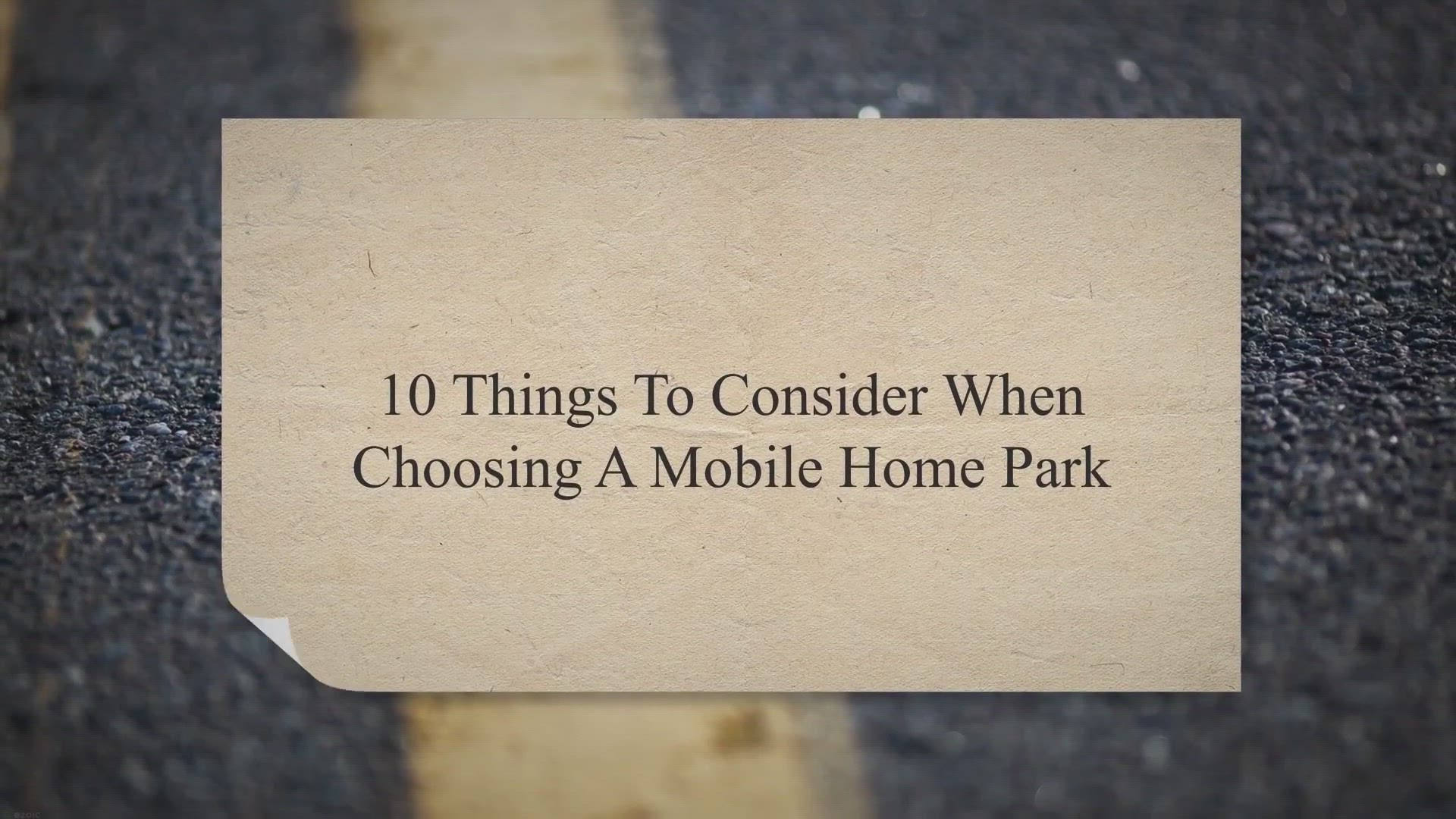 Video thumbnail for 10 Things To Consider When Choosing A Mobile Home Park • Mobile Home Living