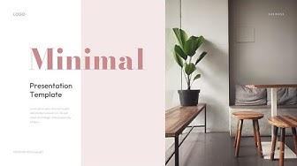 'Video thumbnail for Free Minimal PowerPoint Template by mslides'