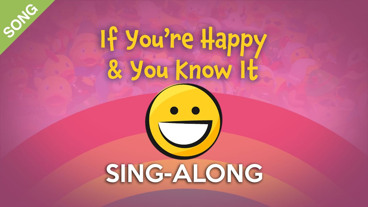 'Video thumbnail for If You're Happy and You Know it [SONG] | Children Songs Sing-Along with Lyrics'