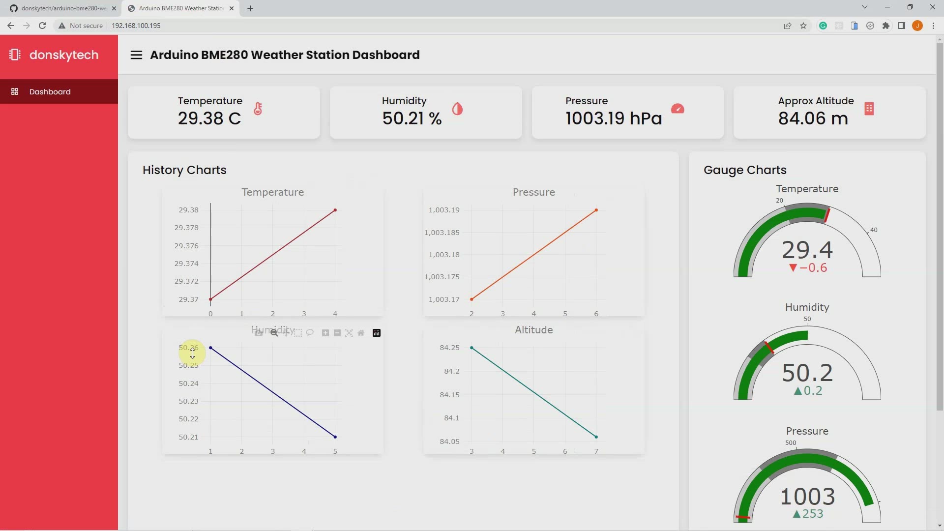 Video thumbnail for Using Arduino with BME280 plus a weather station project