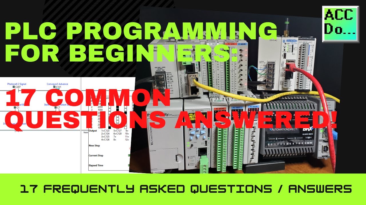 'Video thumbnail for PLC Programming for Beginners: 17 Common Questions Answered!'