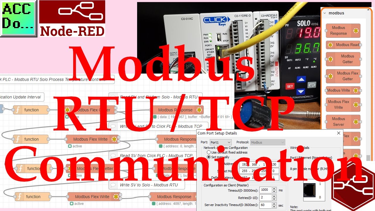 'Video thumbnail for Node-RED Modbus RTU / TCP Communication'