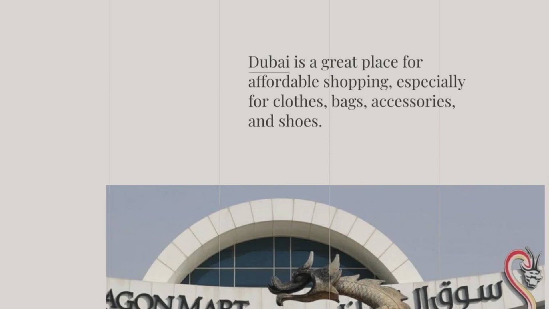 'Video thumbnail for Cheap Shopping Options in Dubai – Where to Find Them '