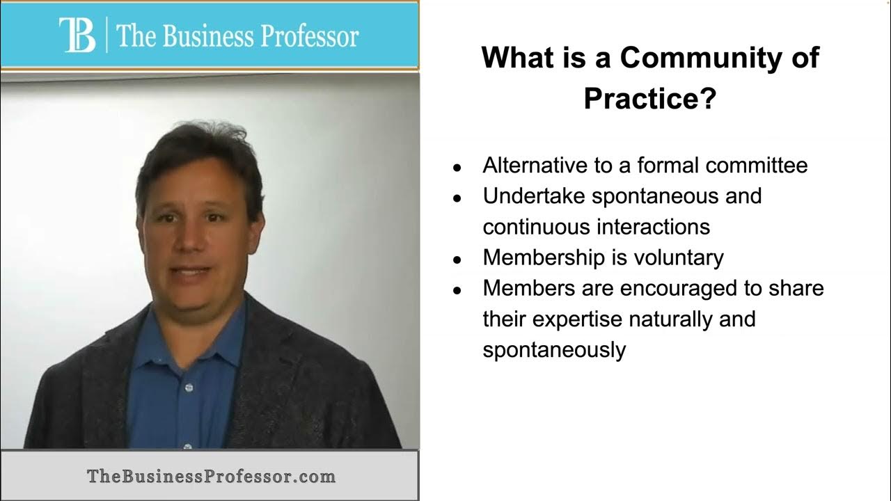 Video thumbnail for Community of Practice