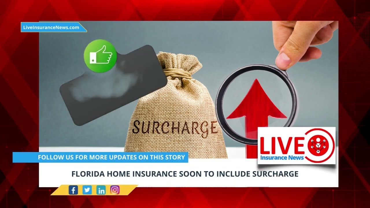 'Video thumbnail for Florida home insurance soon to include surcharge'