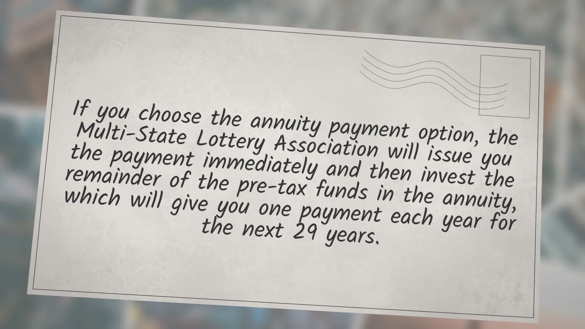 Video thumbnail for How Does Powerball Pay Winners?