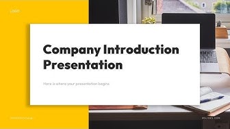 'Video thumbnail for Company Introduction PPT Template & Google Slides Theme Free Download'
