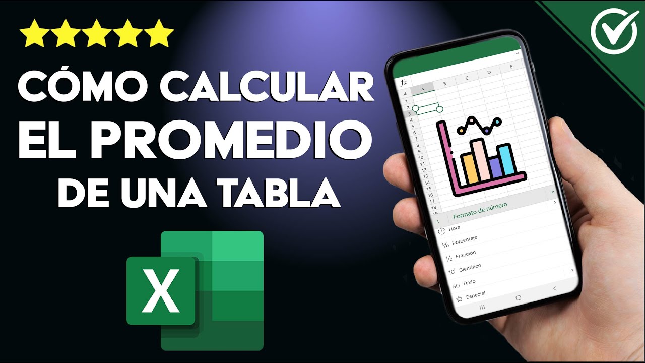Video thumbnail for ¿Cómo calcular el promedio general de una tabla en EXCEL? - Funciones de cálculo