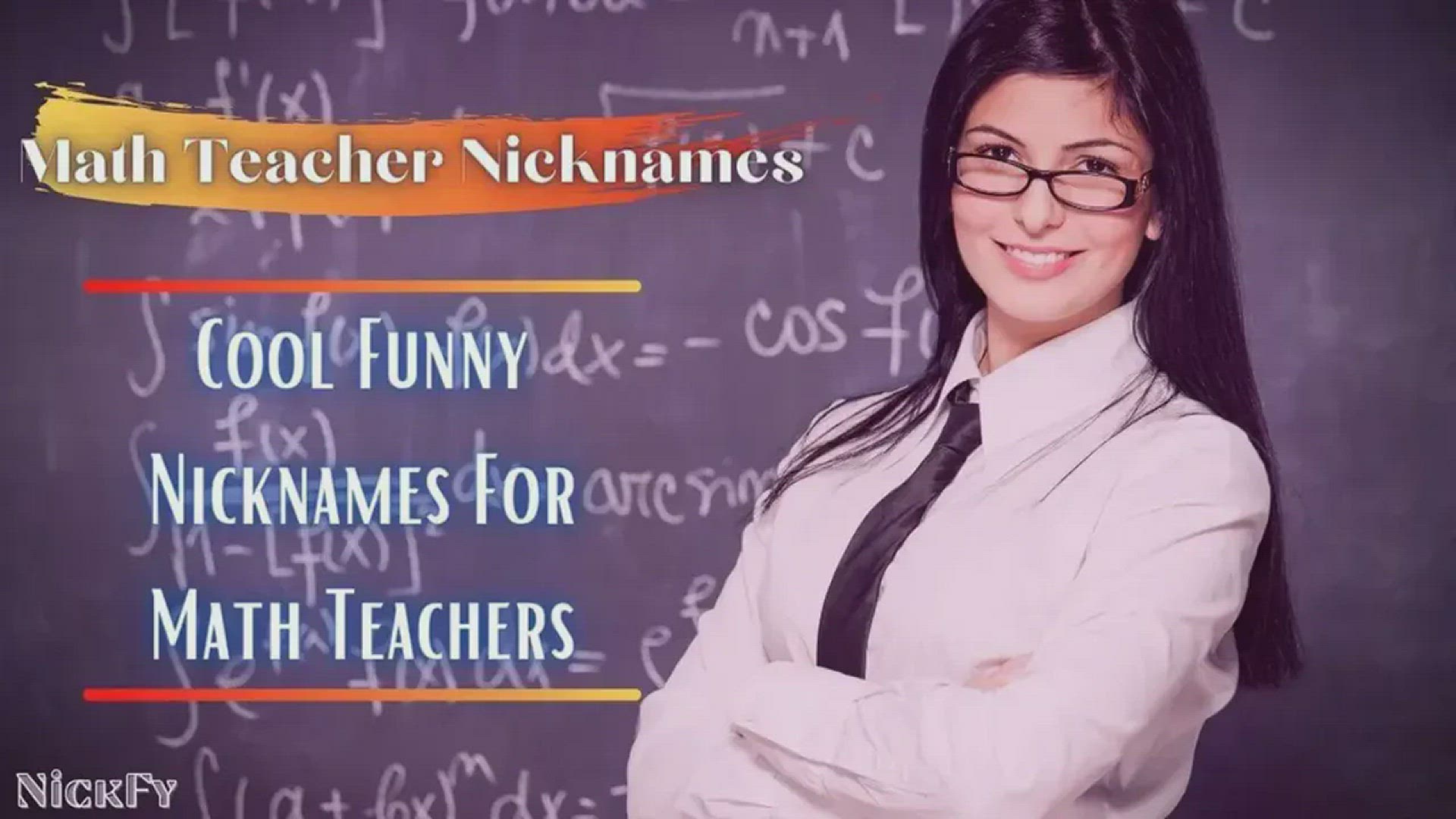 'Video thumbnail for Math Teacher Nicknames | Funny Cool Nicknames For Math Teachers'