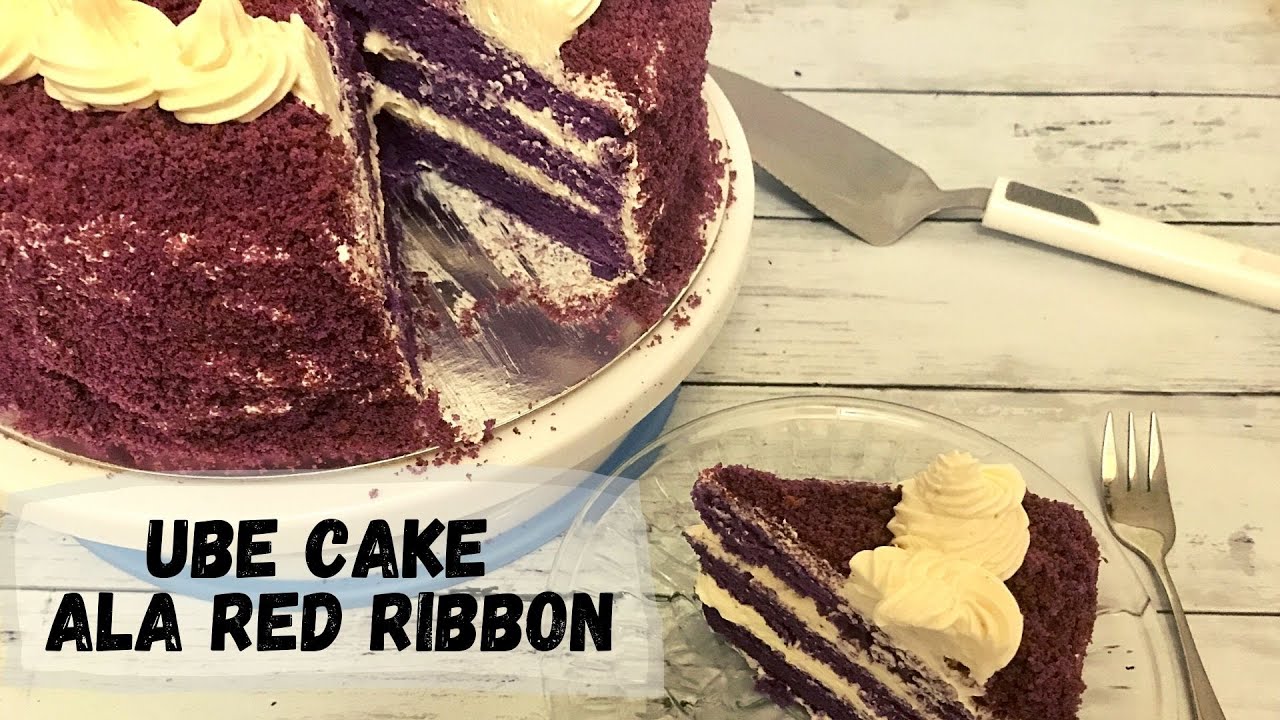 'Video thumbnail for Ube Cake ala Red Ribbon Recipe | Happy Tummy Recipes'