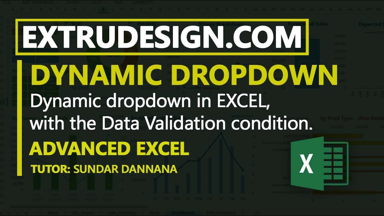 Video thumbnail for Dynamic Drop down in Excel - Data Validation in Excel
