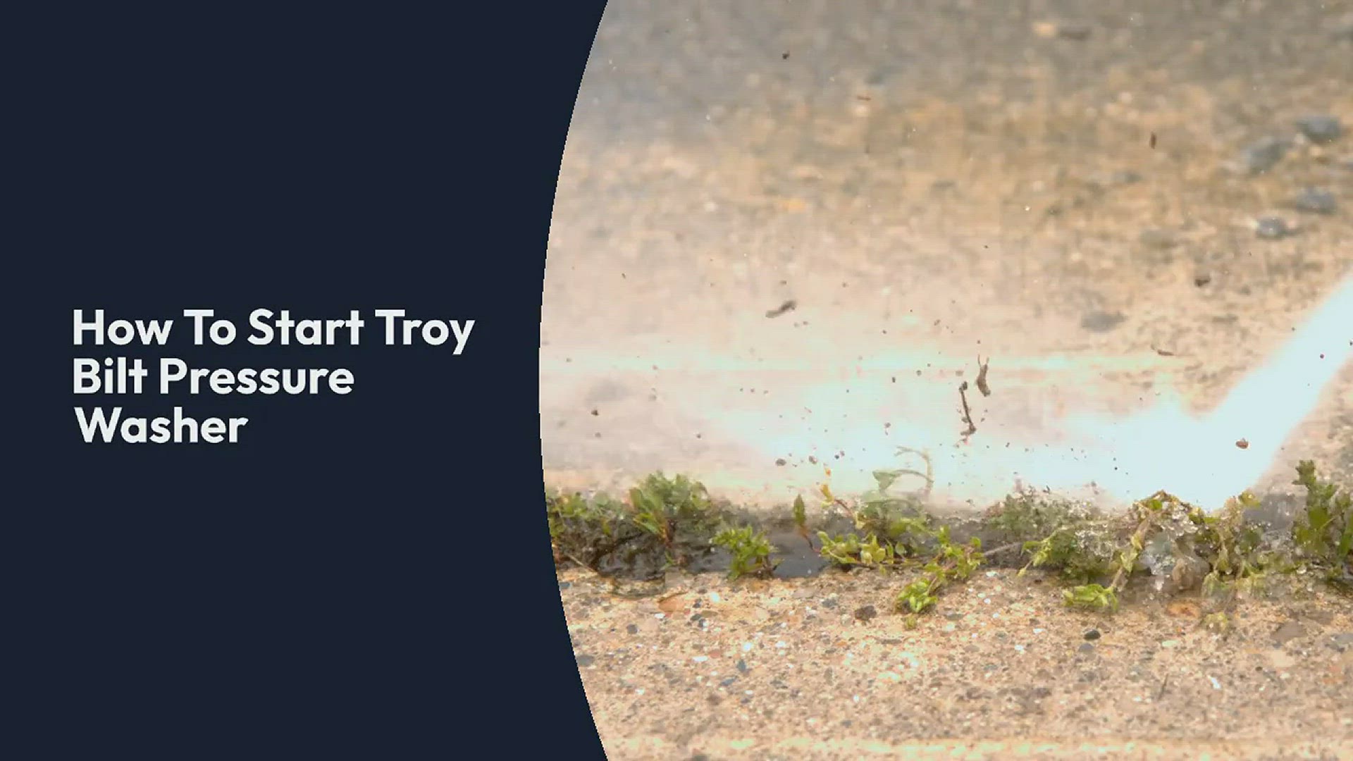 Video thumbnail for how to start troy bilt pressure washer