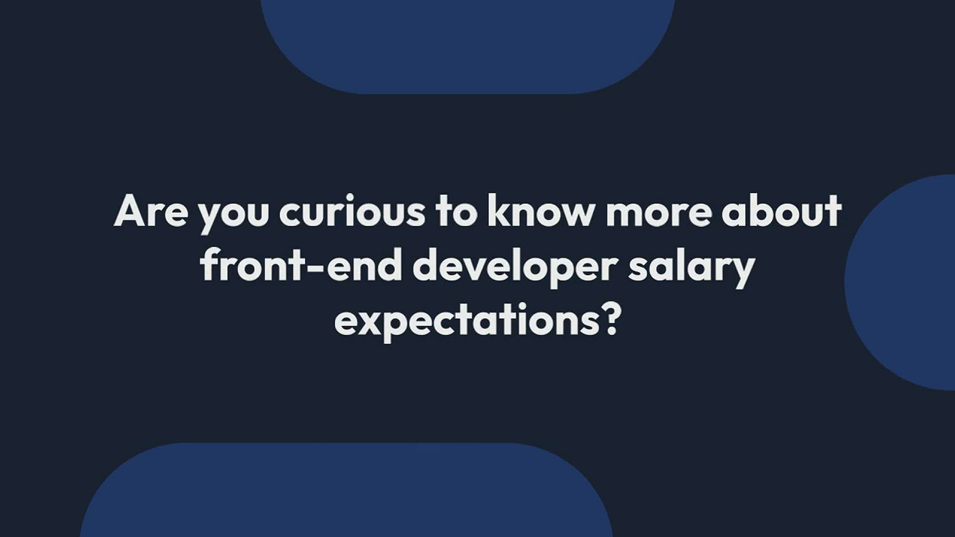'Video thumbnail for What’s The Average Front-End Developer Salary in 2023?'