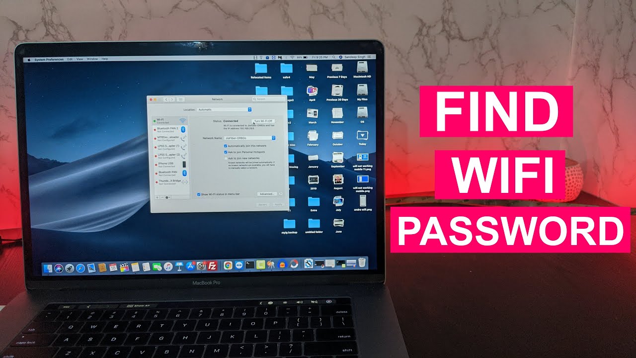 Video thumbnail for Easily Find WiFi Password On Mac OS  - MAC Basics