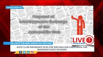 'Video thumbnail for Spanish Version - Auto Club Insurance files for $202 million California car insurance rate increase'