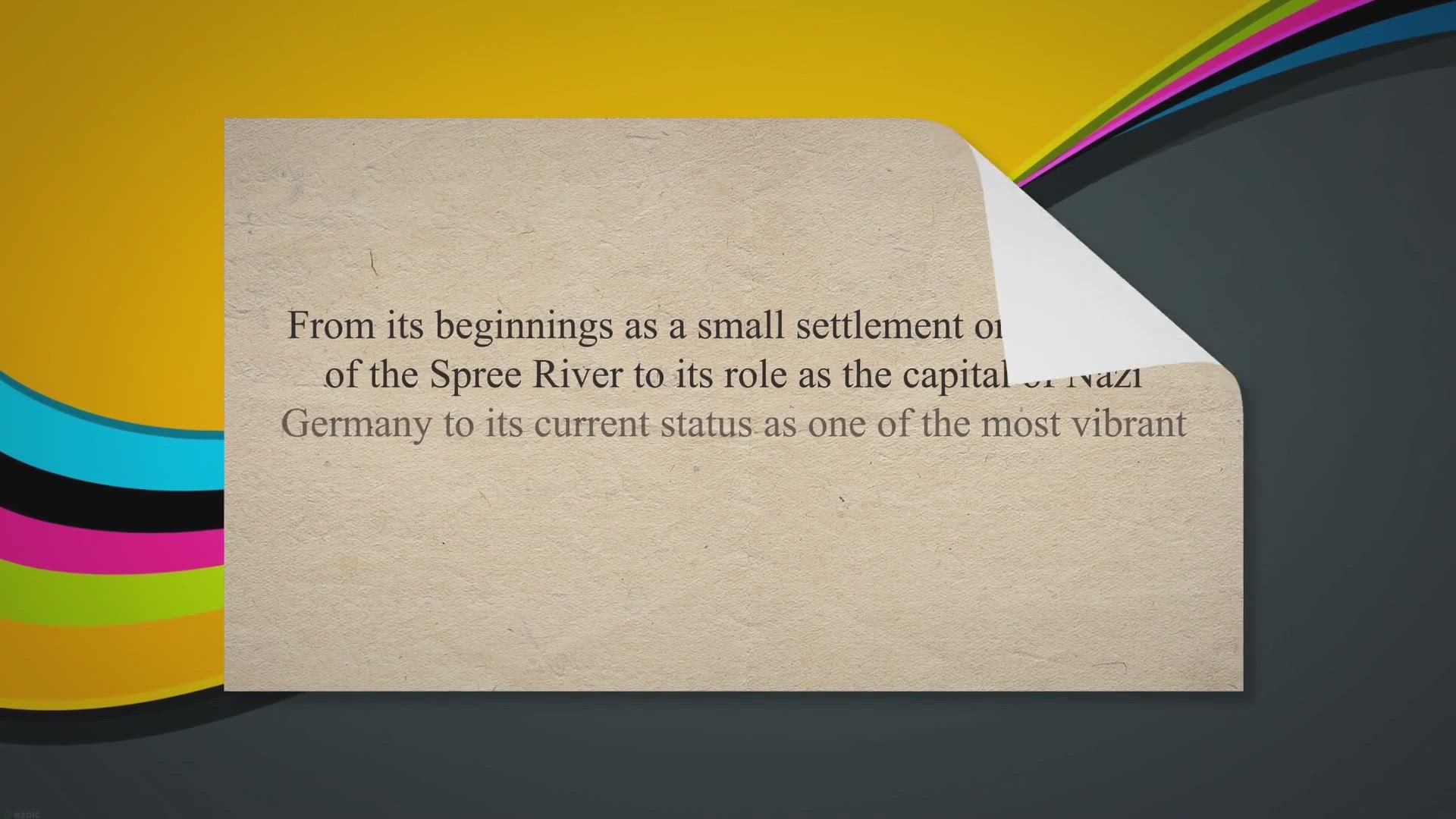 Video thumbnail for Berlin. A City of History, Culture, and Innovation