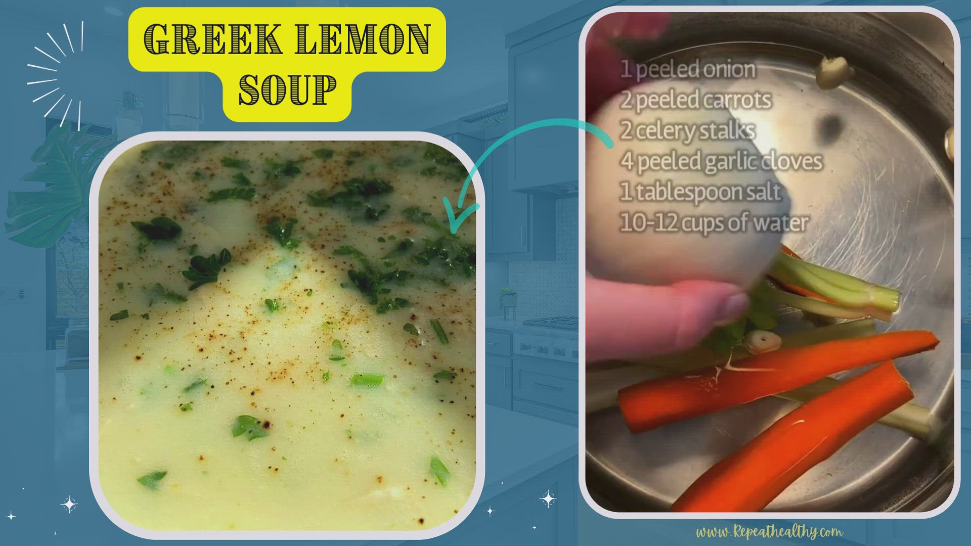 Video thumbnail for Greek Lemon Soup