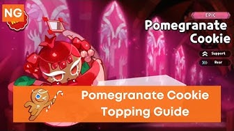 'Video thumbnail for Pomegranate Cookie Toppings Build (Cookie Run Kingdom)'