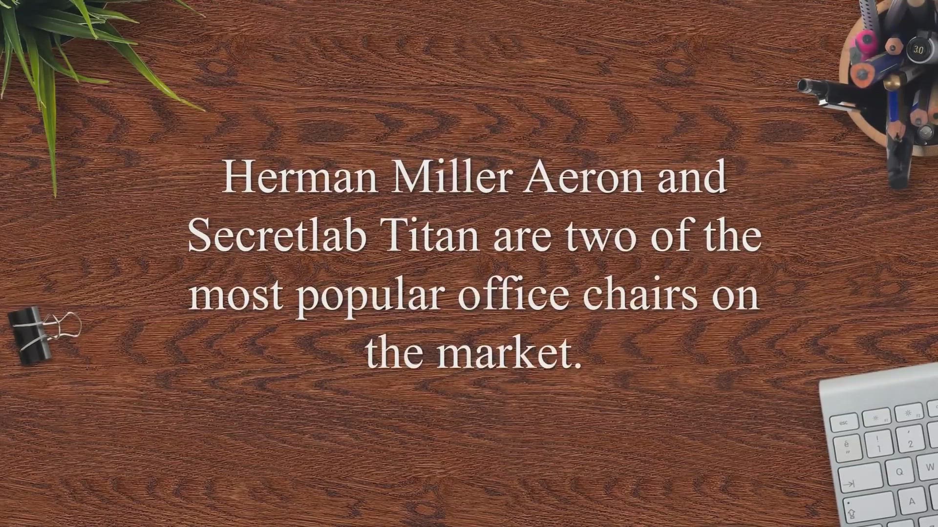 'Video thumbnail for The Best Herman Miller Aeron Vs Secretlab Titan Chair'