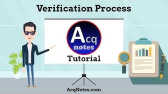 'Video thumbnail for Verification Process Tutorial'