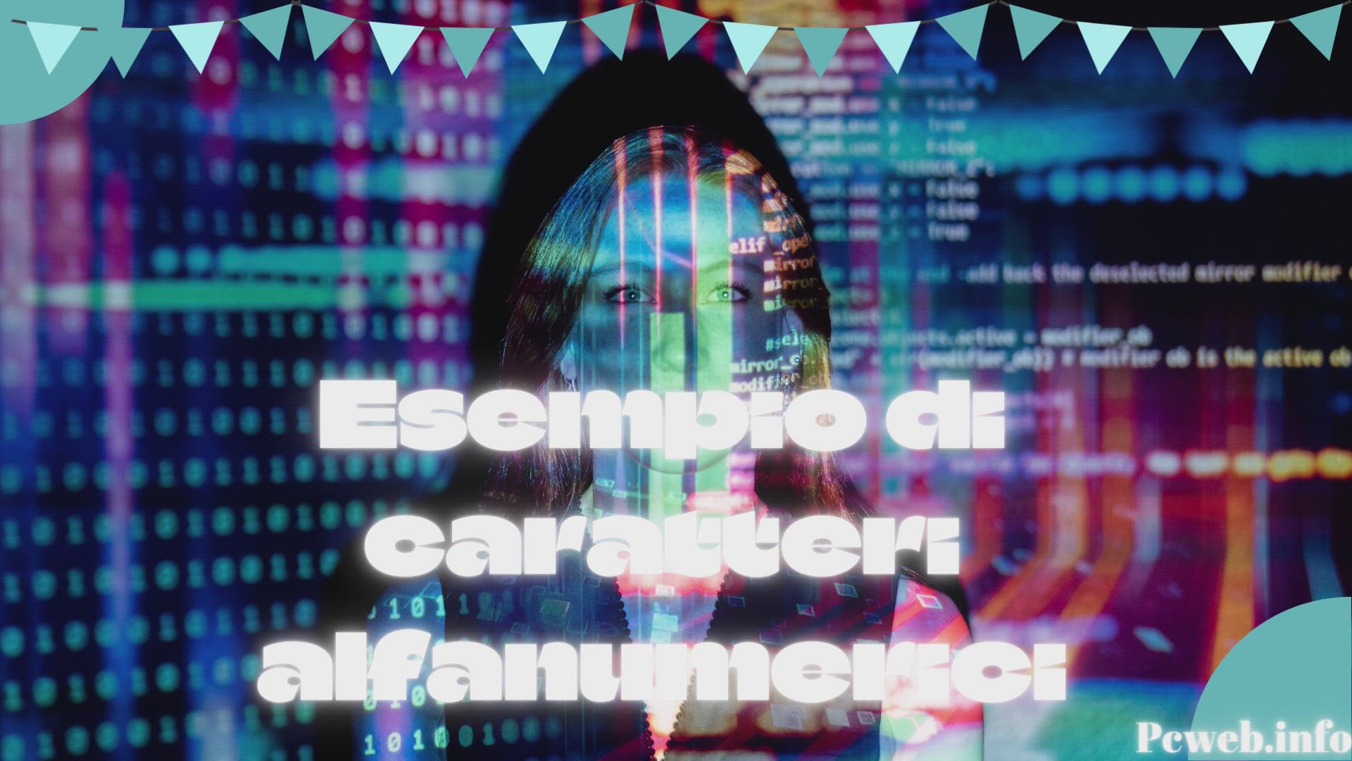 'Video thumbnail for Esempio di caratteri alfanumerici'