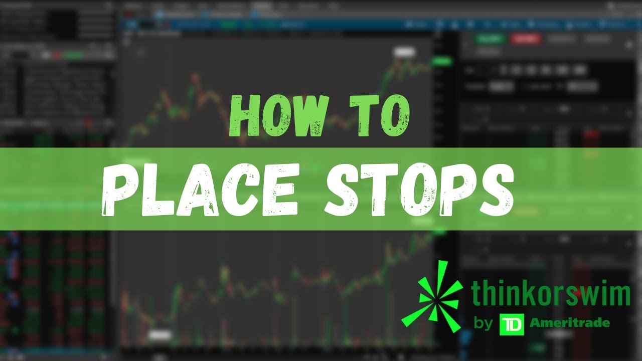 'Video thumbnail for How to Create a Stop on ThinkorSwim'