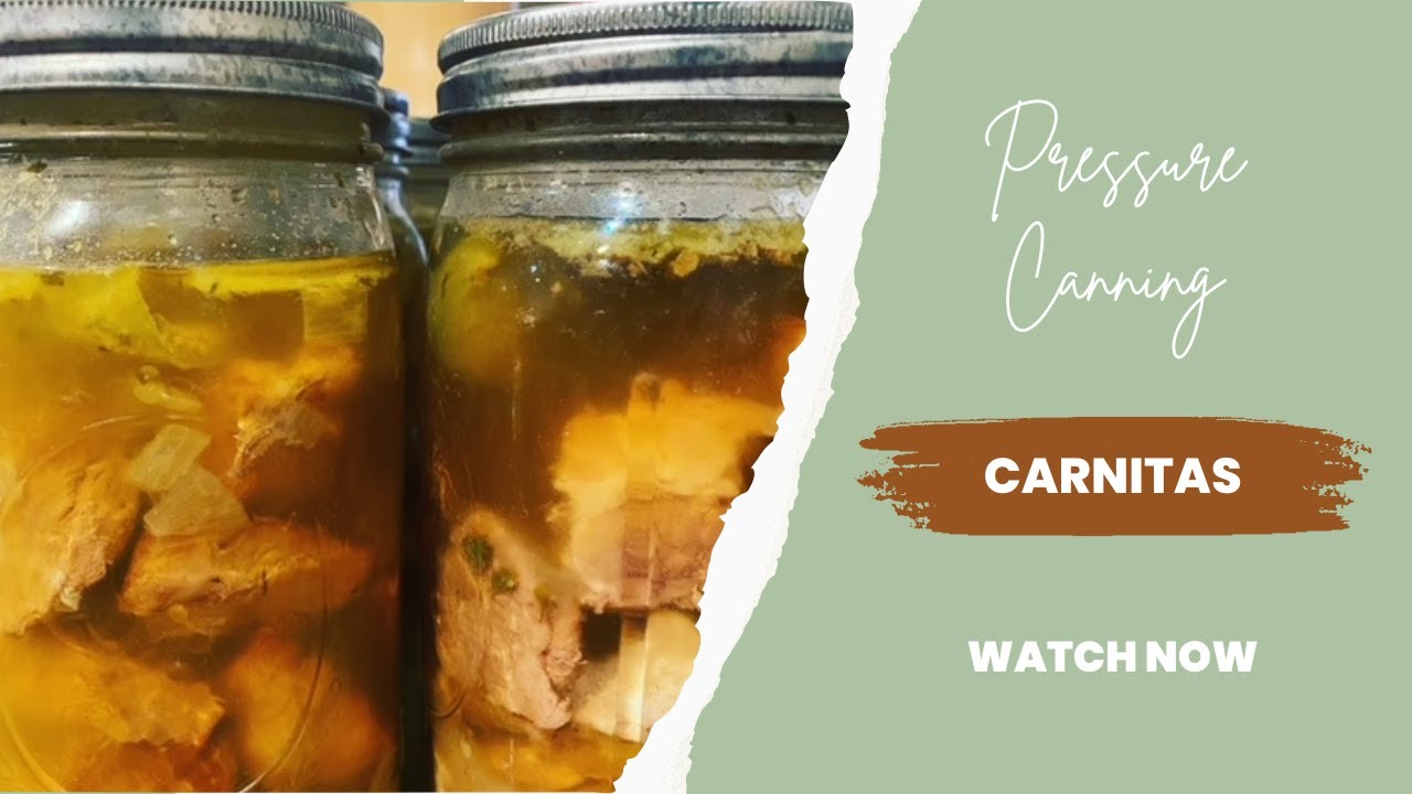 Video thumbnail for Carnitas // Pressure Canning // Jeni Gough