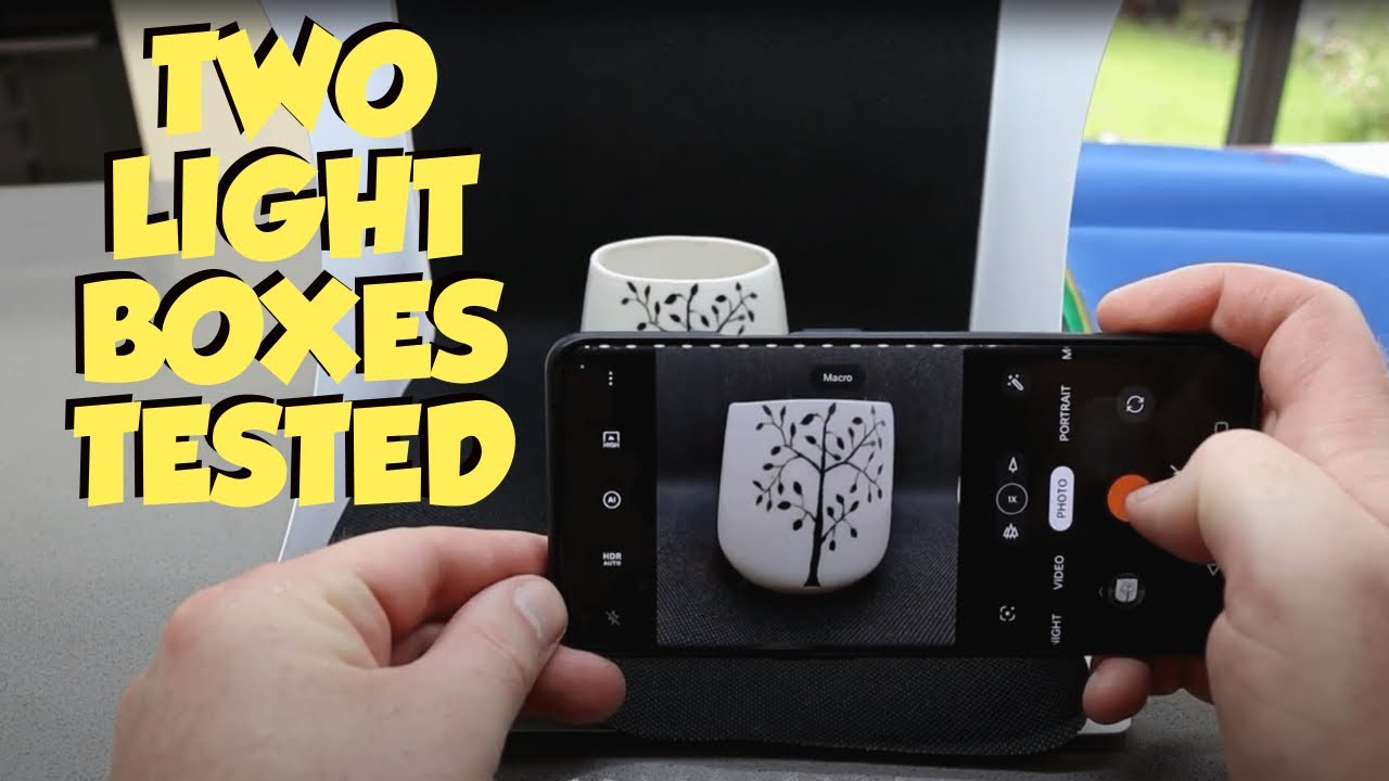 Video thumbnail for Take great product photos - testing 2 DUCLUS Lightboxes