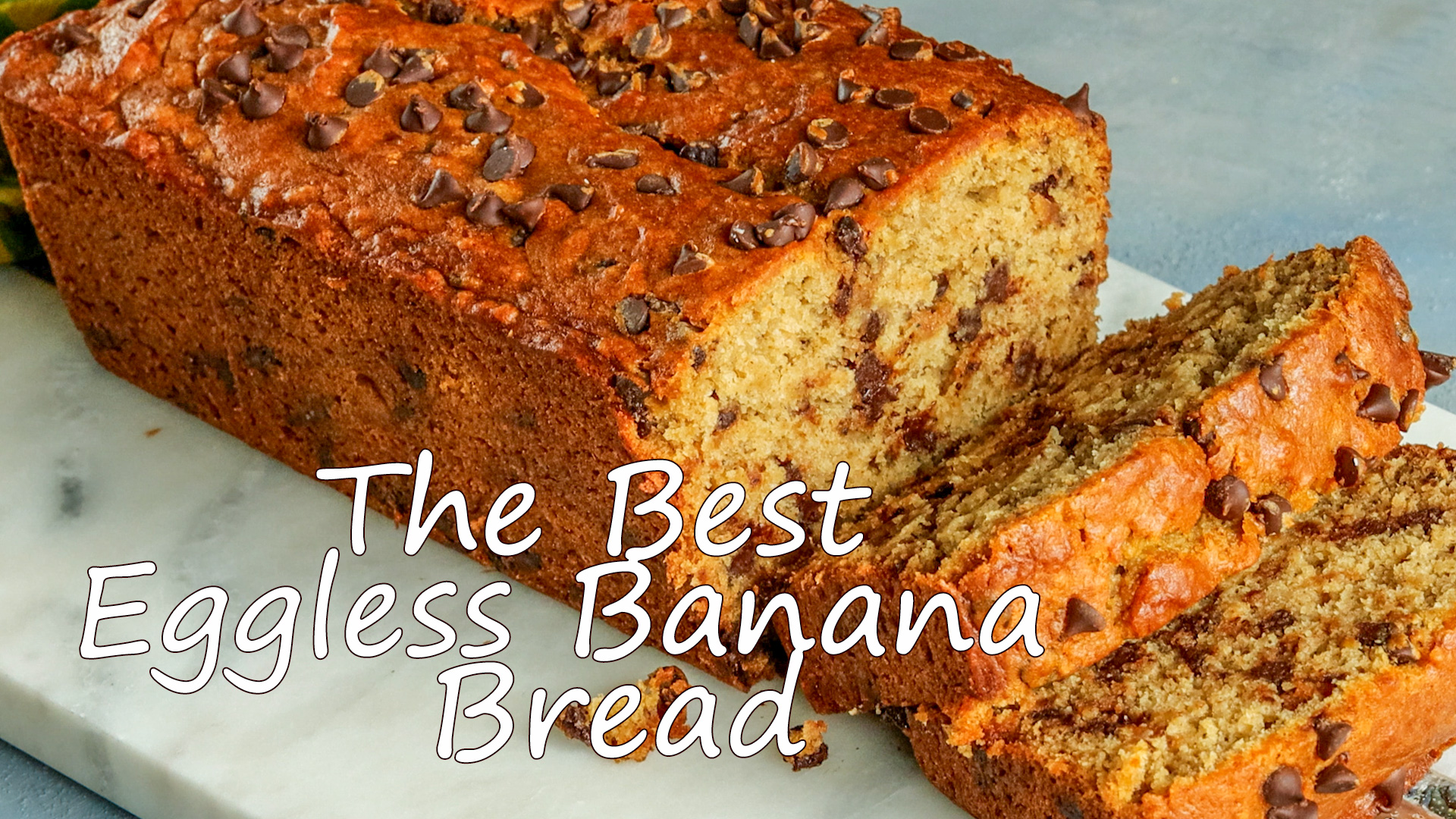 'Video thumbnail for Eggless Banana Bread'