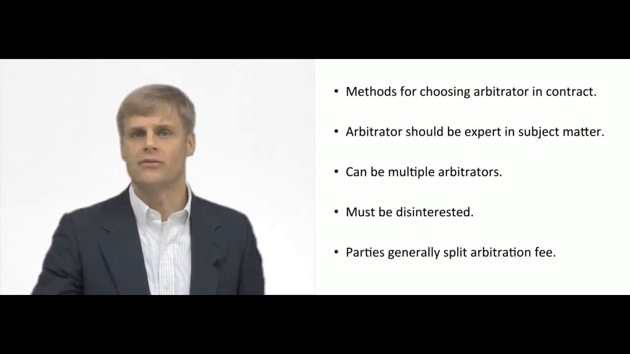 'Video thumbnail for Arbitrators'