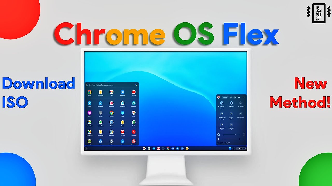 Video thumbnail for Chrome OS Flex DOWNLOAD and INSTALL Using ISO Image!