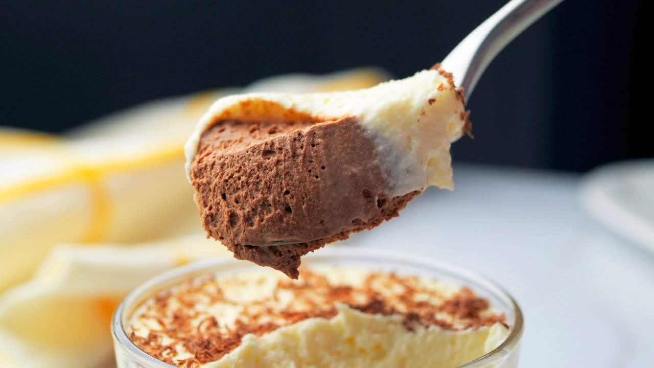 Video thumbnail for Only 3 Ingredient Double Chocolate Mousse in 20 Minutes