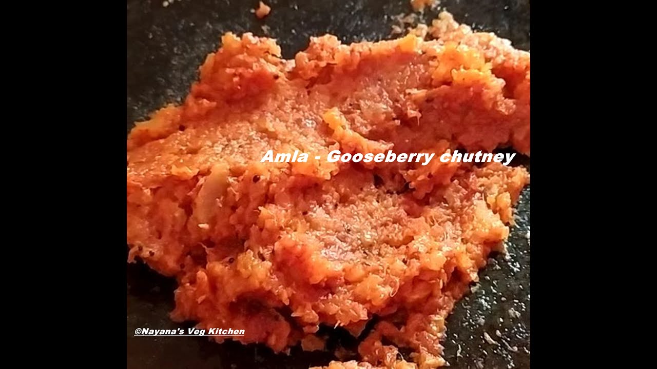 'Video thumbnail for Easy Amla Gooseberry red chutney.Nellikai chutney आवळ्याची लाल चटणी-आवलेकी चटनी Nayana's Veg Kitchen'