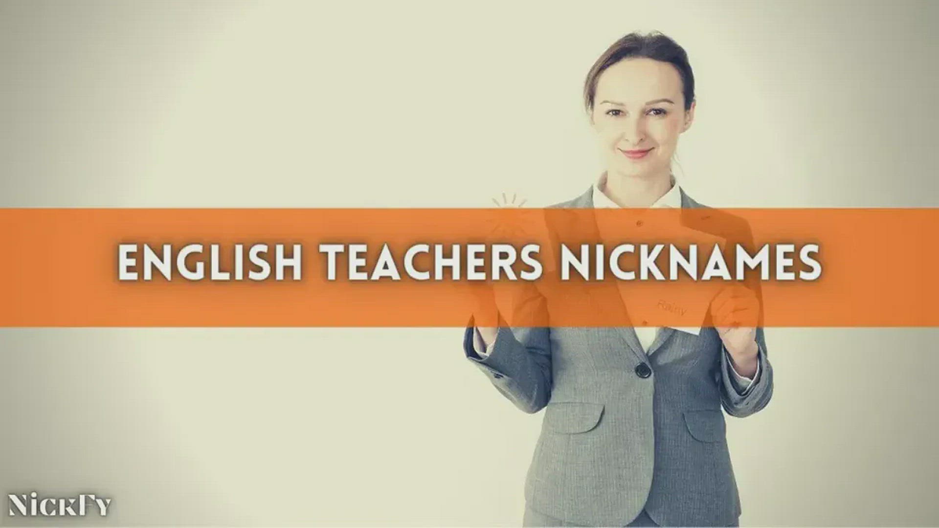 'Video thumbnail for English Teacher Nicknames | Hilarious Cool Nicknames For English Teachers'