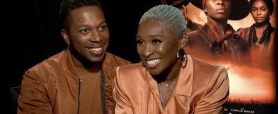 Video thumbnail for TV Exclusive: Erivo & Odom Jr. Open Up About HARRIET, Coming Back to Broadway & More!