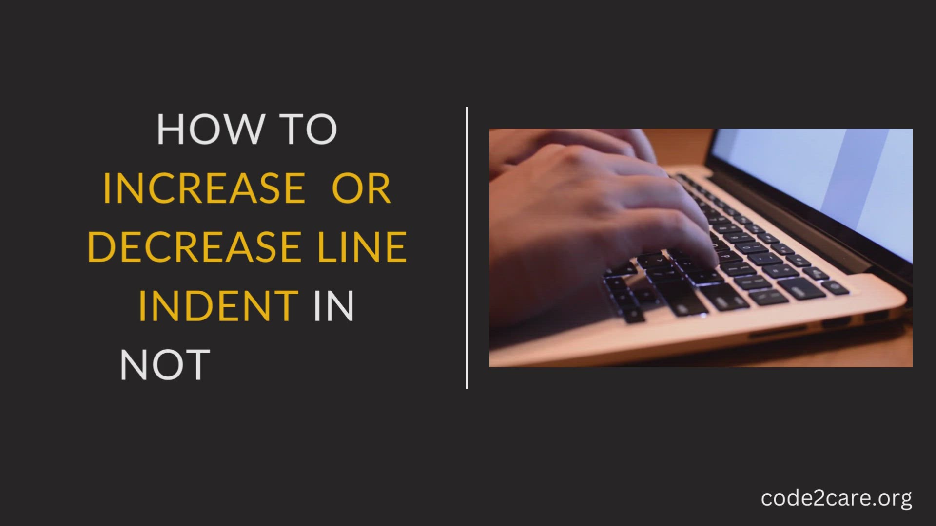 'Video thumbnail for How to increase or decrease line indent in Notepad++'