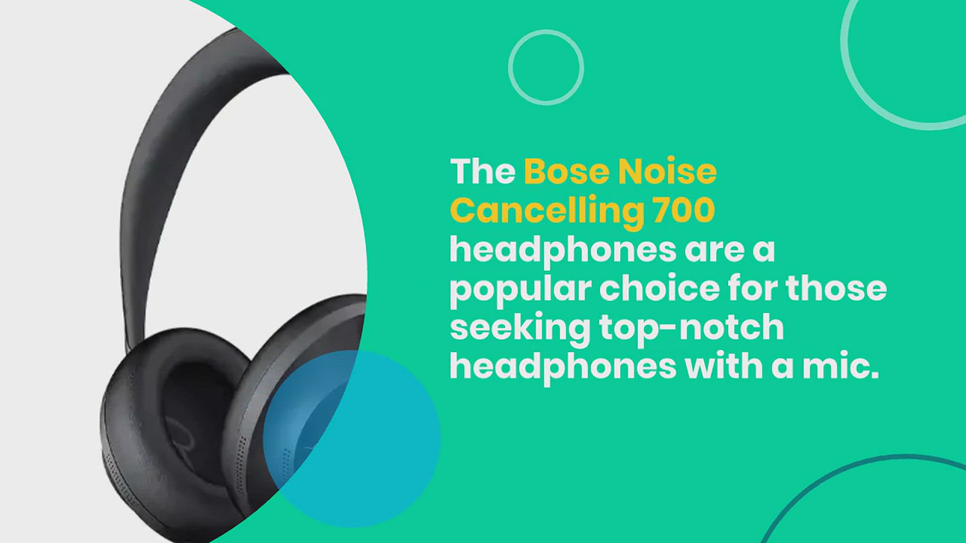 Video thumbnail for Bose Noise Cancelling Headphones 700