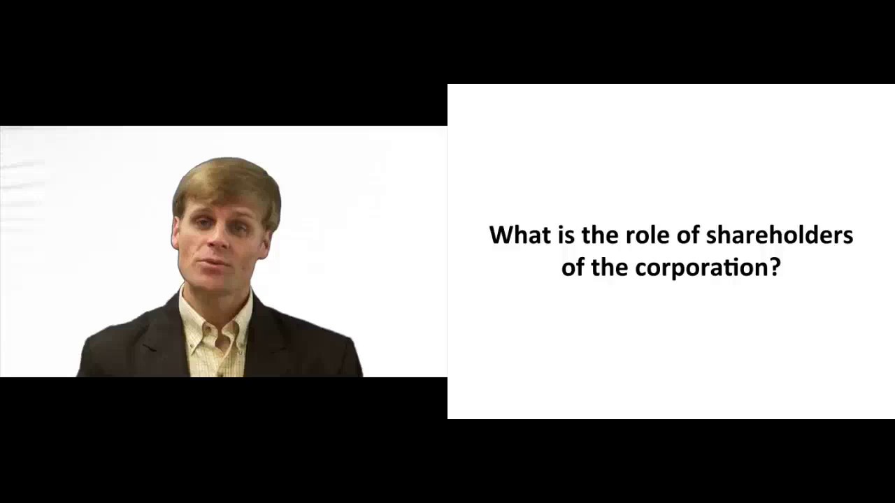 'Video thumbnail for Rights of Shareholders of the Corporation'