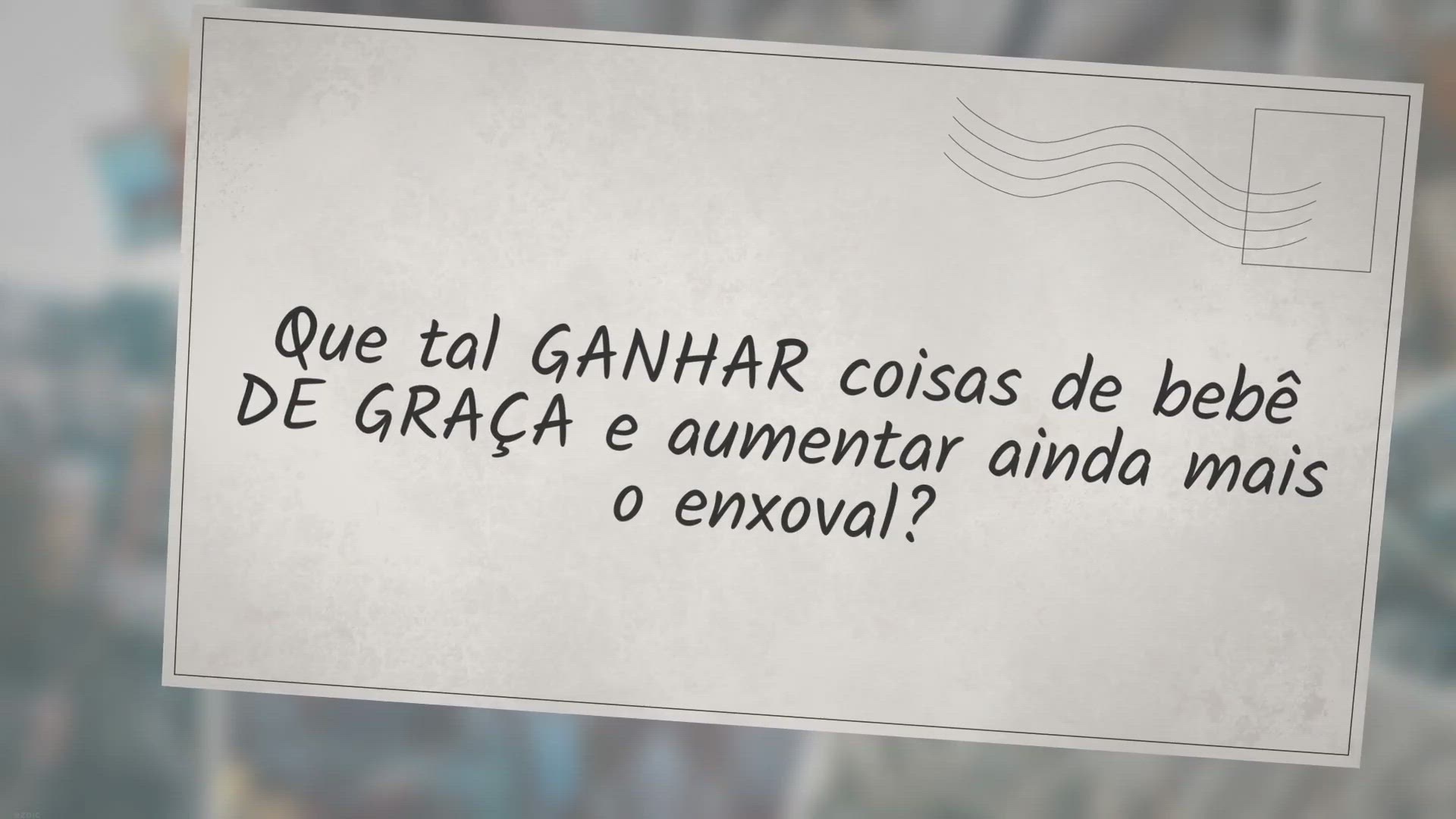 Video thumbnail for Como GANHAR coisas de bebê DE GRAÇA?