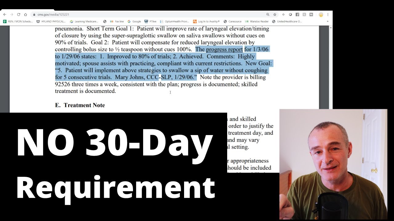 Video thumbnail for Medicare PT OT SLP Progress Report Requirements 🤢 Maybe EASIER Than You Think 🥰 #MCRBilling