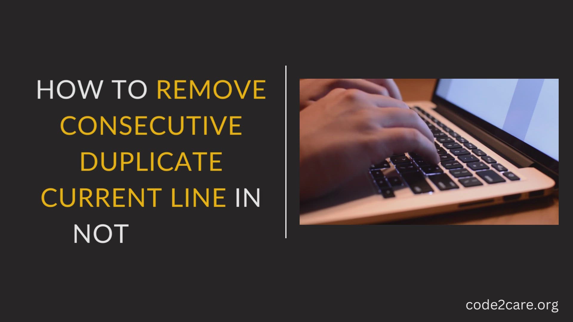 'Video thumbnail for How to remove consecutive duplicate current line in Notepad++'