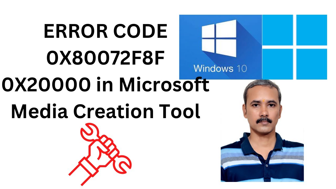 'Video thumbnail for FIX ERROR CODE 0X80072F8F 0X20000 in Microsoft Media Creation Tool on Windows 11,  10, 8, or 7?'
