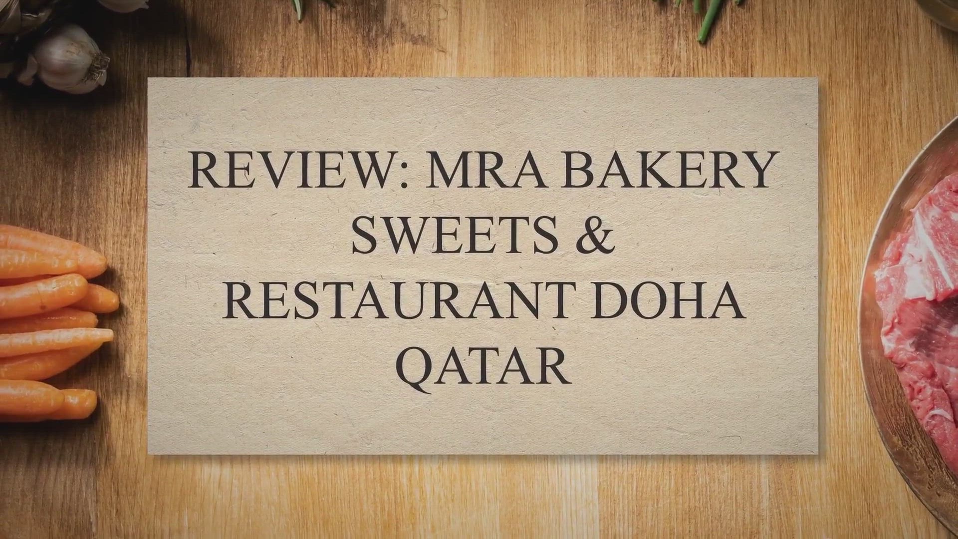 Video thumbnail for Review: MRA Bakery Sweets & Restaurant Doha Qatar