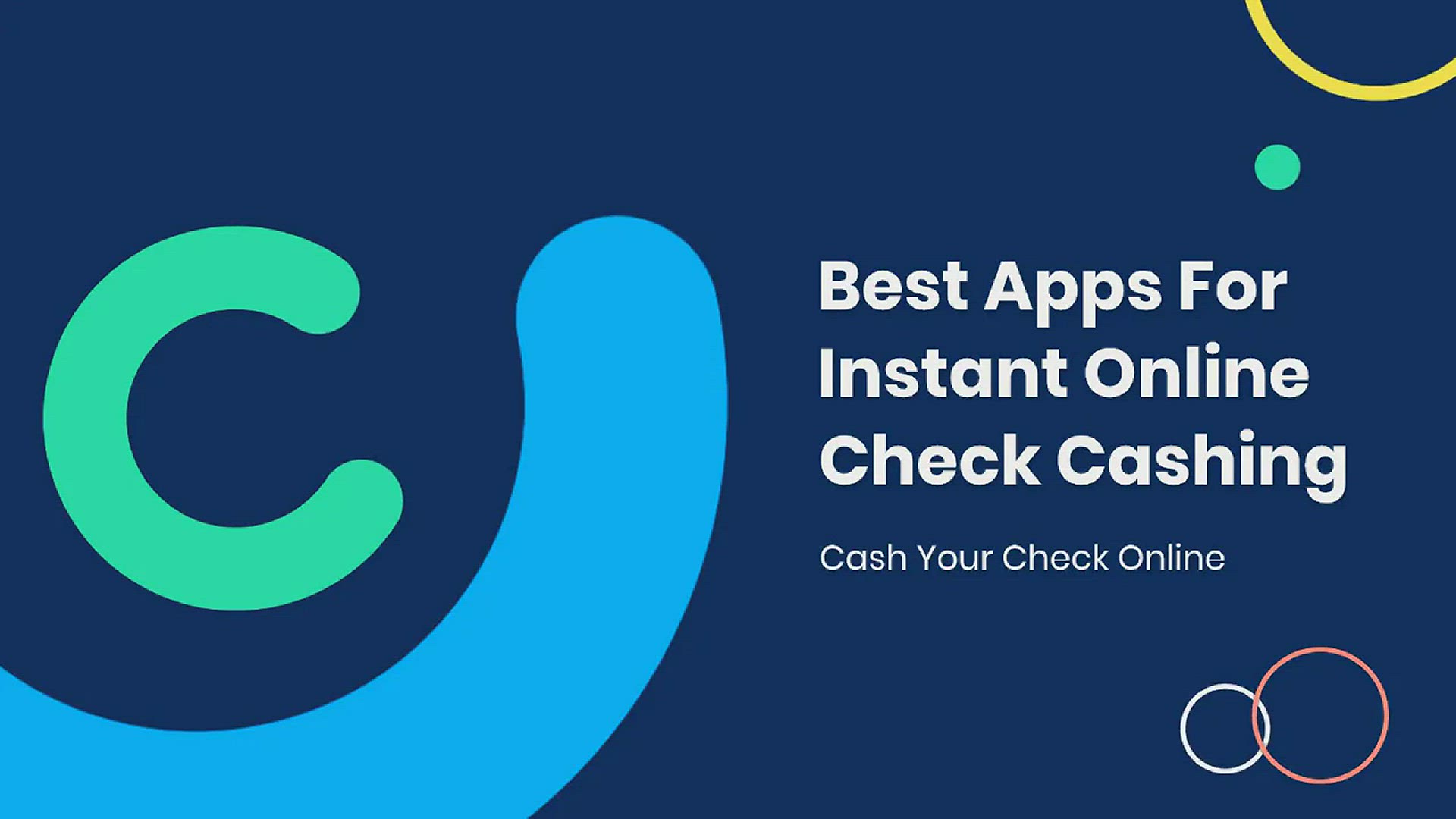 'Video thumbnail for Instant Online Check Cashing Apps: Cash Your Check Online'