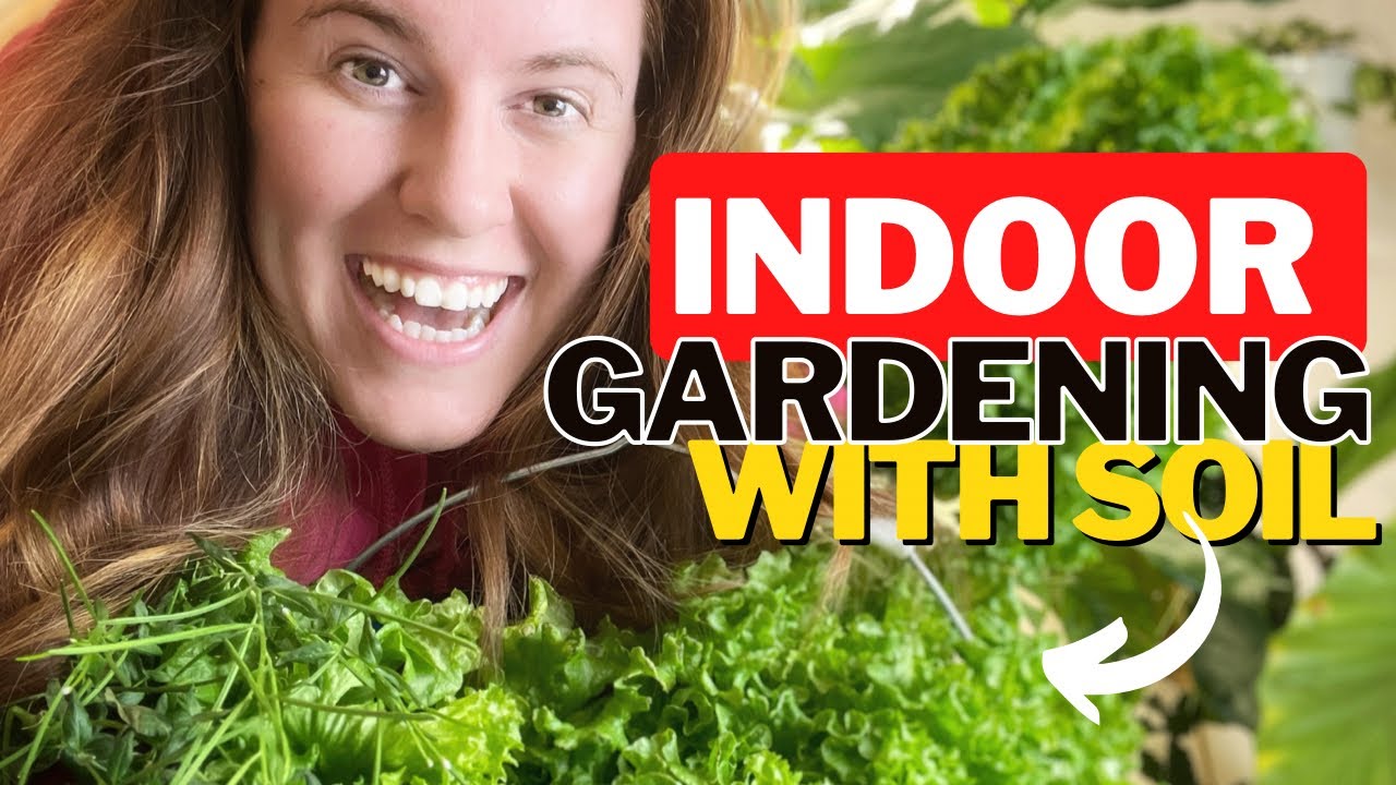Video thumbnail for Growing Food Indoors With Potting Soil & No Hydroponics. Three Things To Consider Growing Indoors.