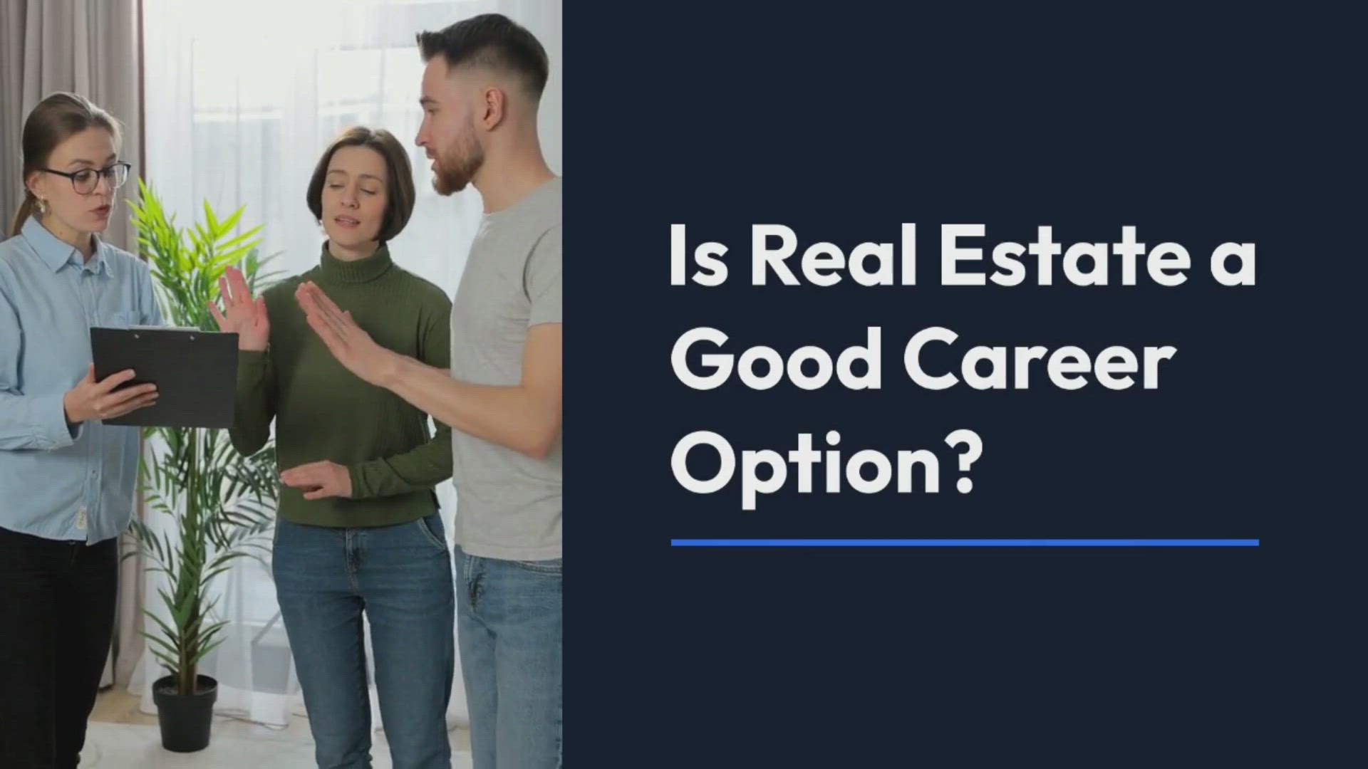 'Video thumbnail for Is Real Estate a Good Career Option'