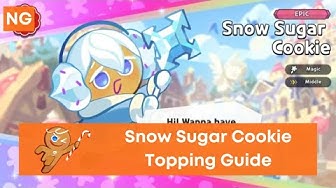 'Video thumbnail for Snow Sugar Cookie Toppings Build (Cookie Run Kingdom)'