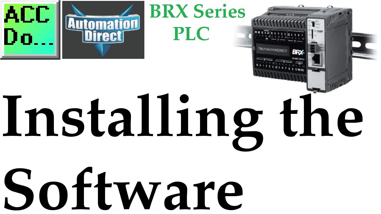 'Video thumbnail for BRX Do-More PLC Installing the Software'