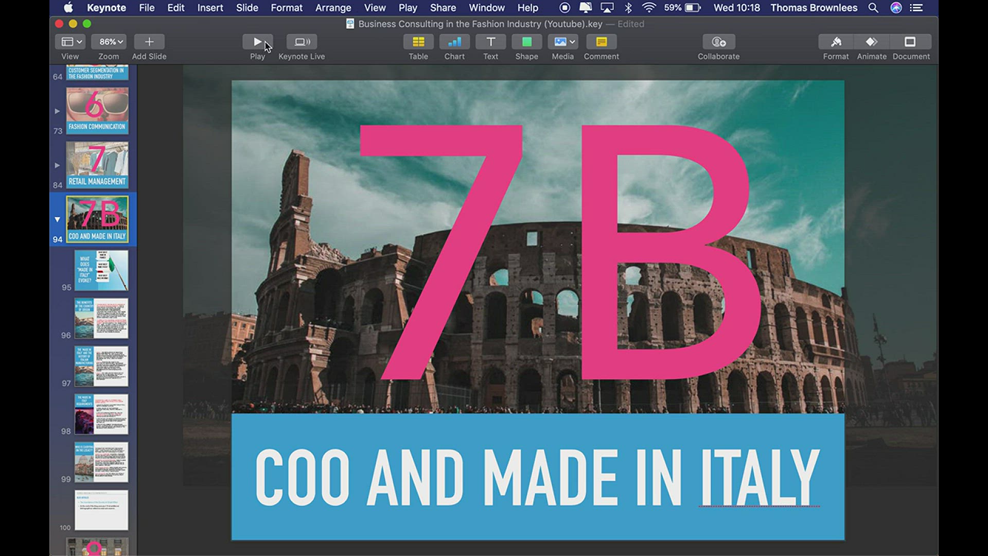 Video thumbnail for The Country of Origin in Fashion