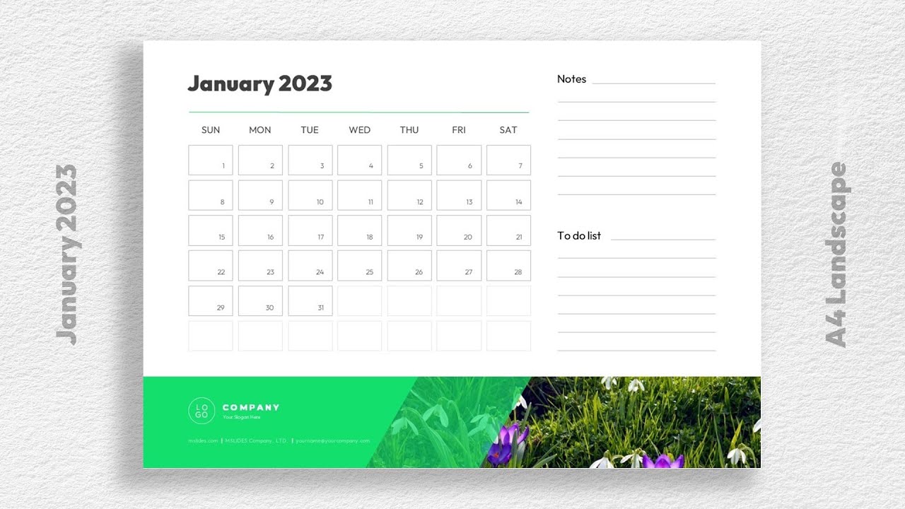 'Video thumbnail for Free Printable January 2023 Calendar Template Free Download'
